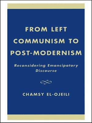 cover image of From Left Communism to Post-modernism